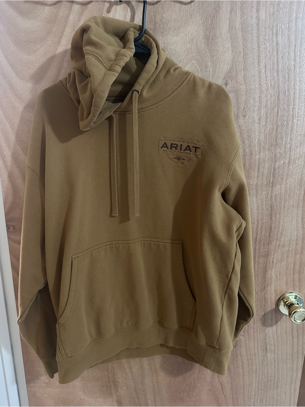 Ariat Men's Crewneck Hoodie in Brown